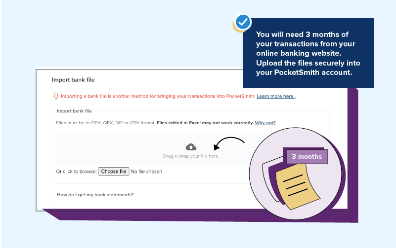 Importing your transactions into PocketSmith