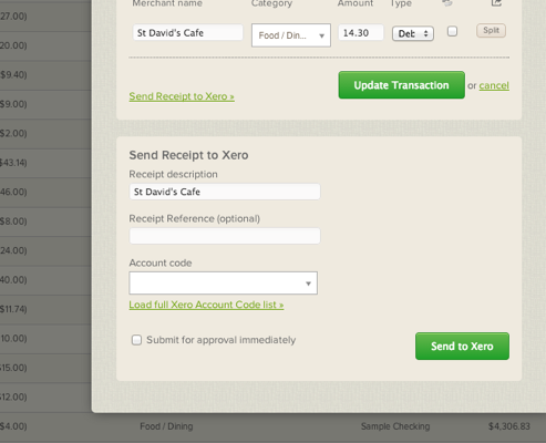 Send to Xero in beta