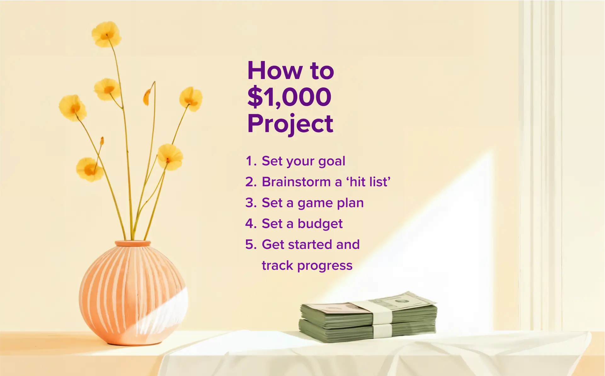 How to implement The $1,000 Project
