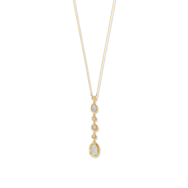 LIKE THE RAIN DROP NECKLACE // GOLD