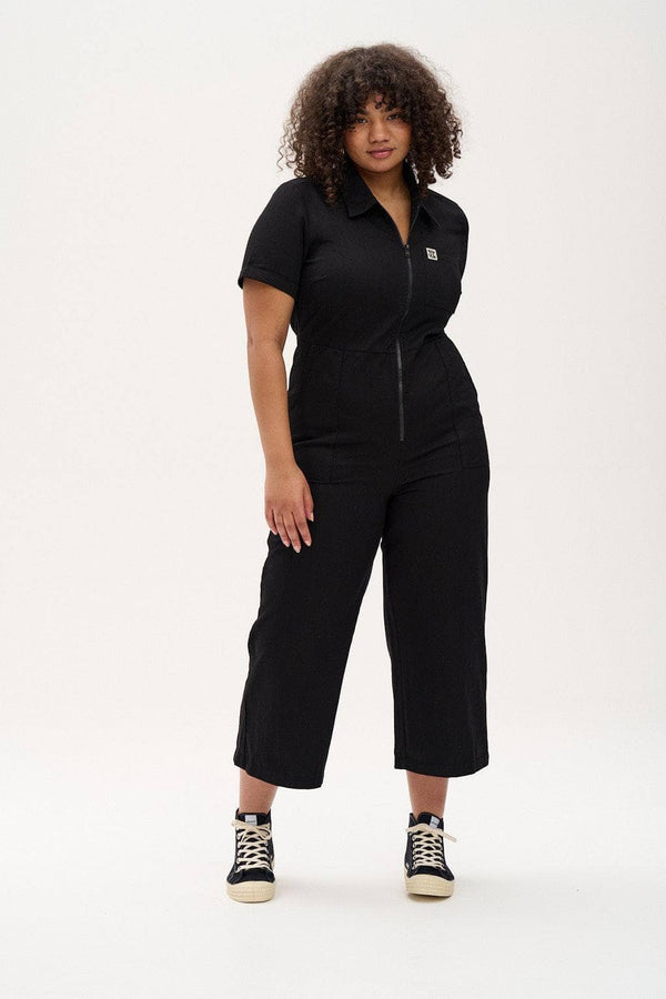 Ragan Jumpsuit: ORGANIC COTTON // Black