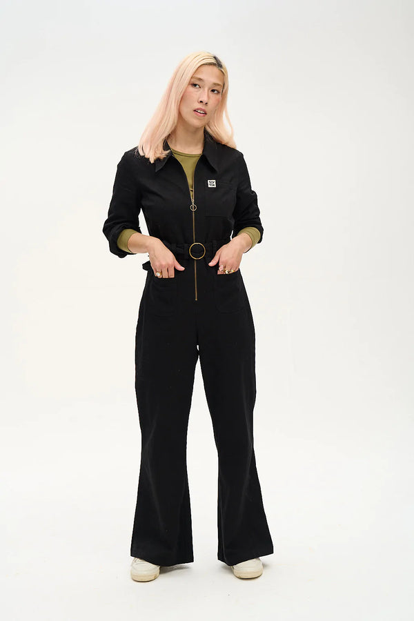 Maggie Jumpsuit: ORGANIC COTTON // Black