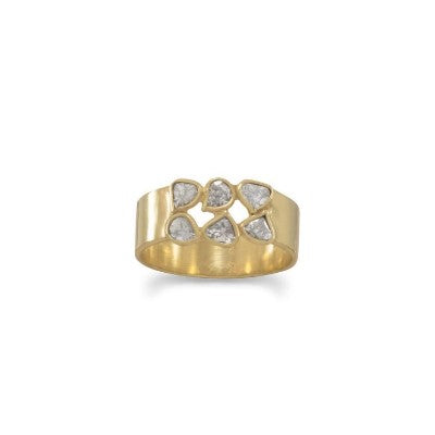 Polki Diamond Ring | GOLD