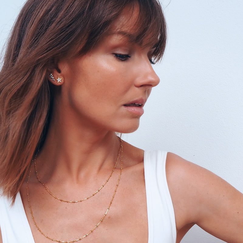 Pebble Necklace | Gold