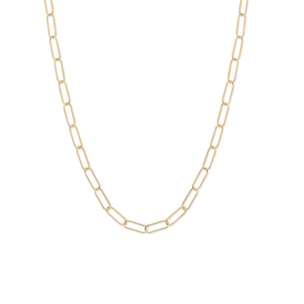 PAPERCLIP NECKLACE | GOLD